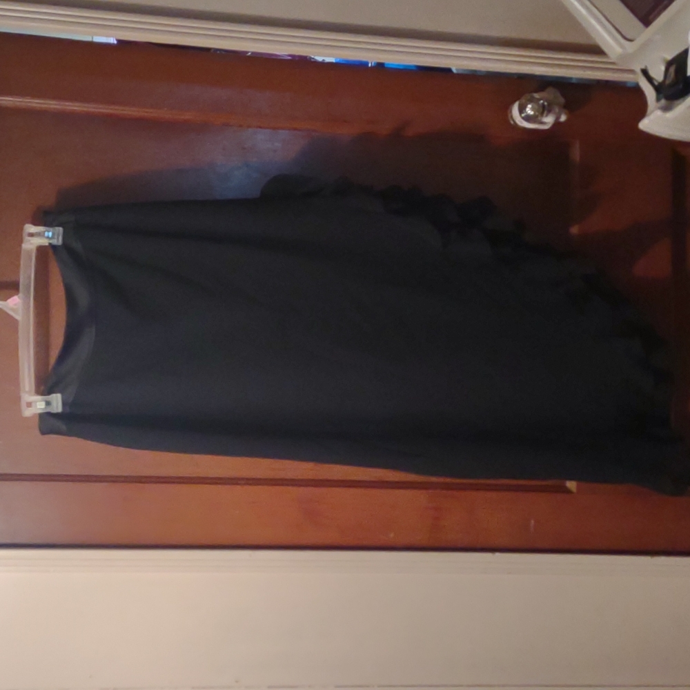 Js Collections Asymmetrical Maxi Skirt Ruffled Si… - image 1